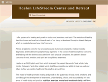 Tablet Screenshot of haelanlifestream.com